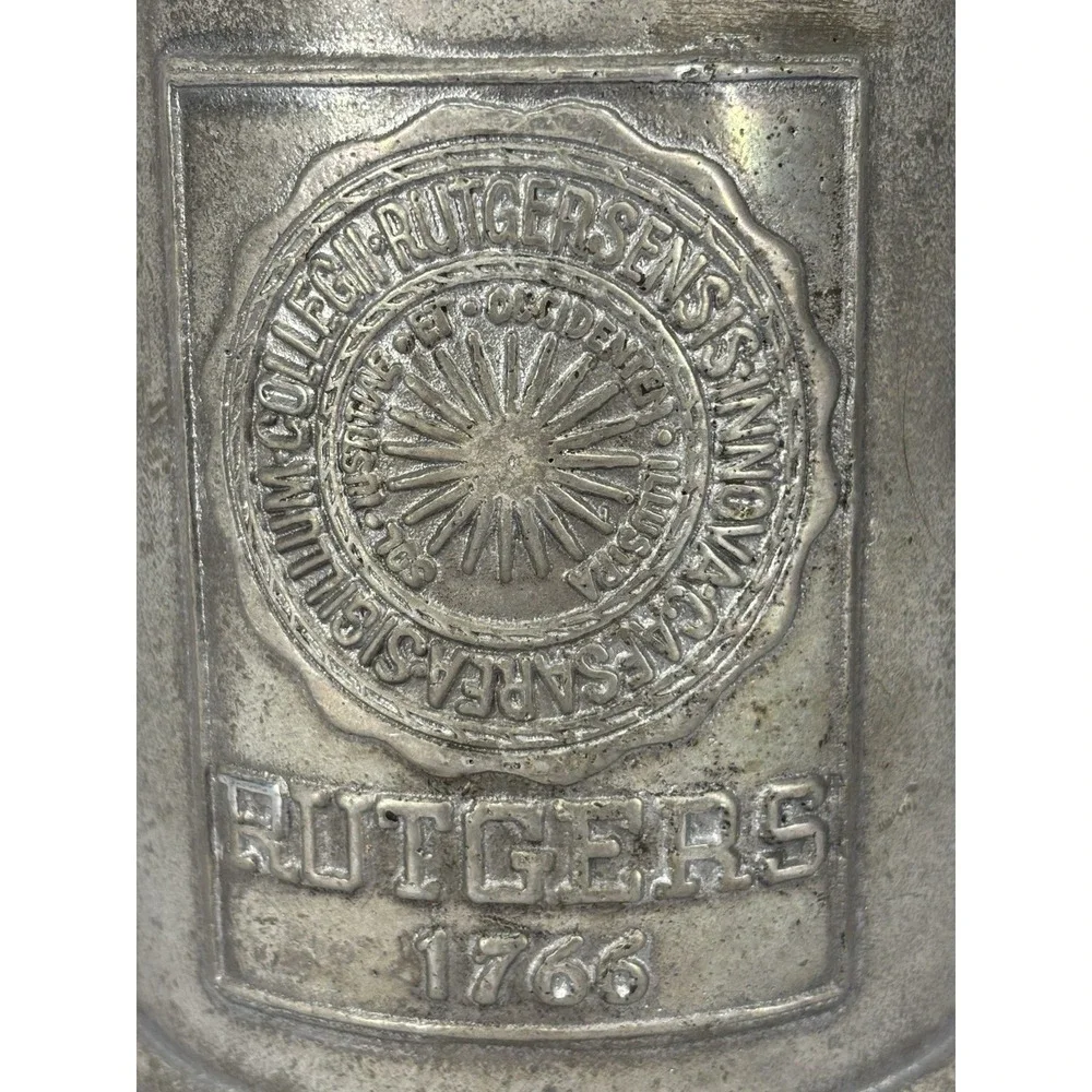 Rutgers University Seal Wilton Armetale RWP Tankard Beer Mug Stein USA Vintage